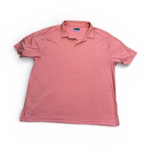 PGA Tour Men's Coral Polo Shirt